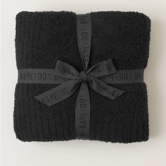 Barefoot Dreams Cozy Chic Black Throw (54" x 72") - Picture 1 of 5